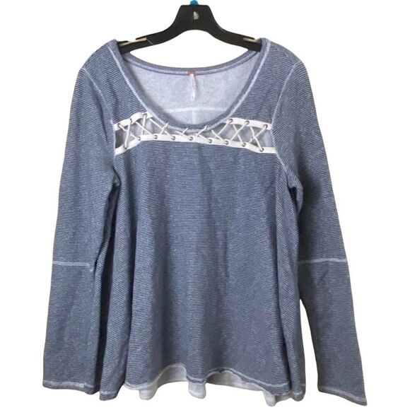Free People Lacey Pullover Oversized Sweatshirt - Picture 4 of 10